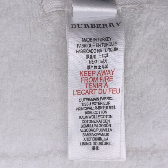 Authentic Burberry Baby Bib White - Picture 8 of 12